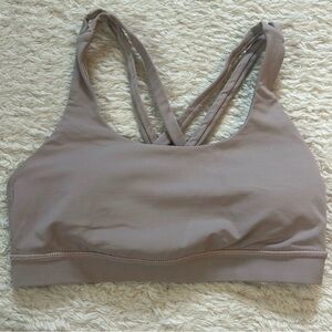 Lululemon Energy Bra Rose Quartz Size 6